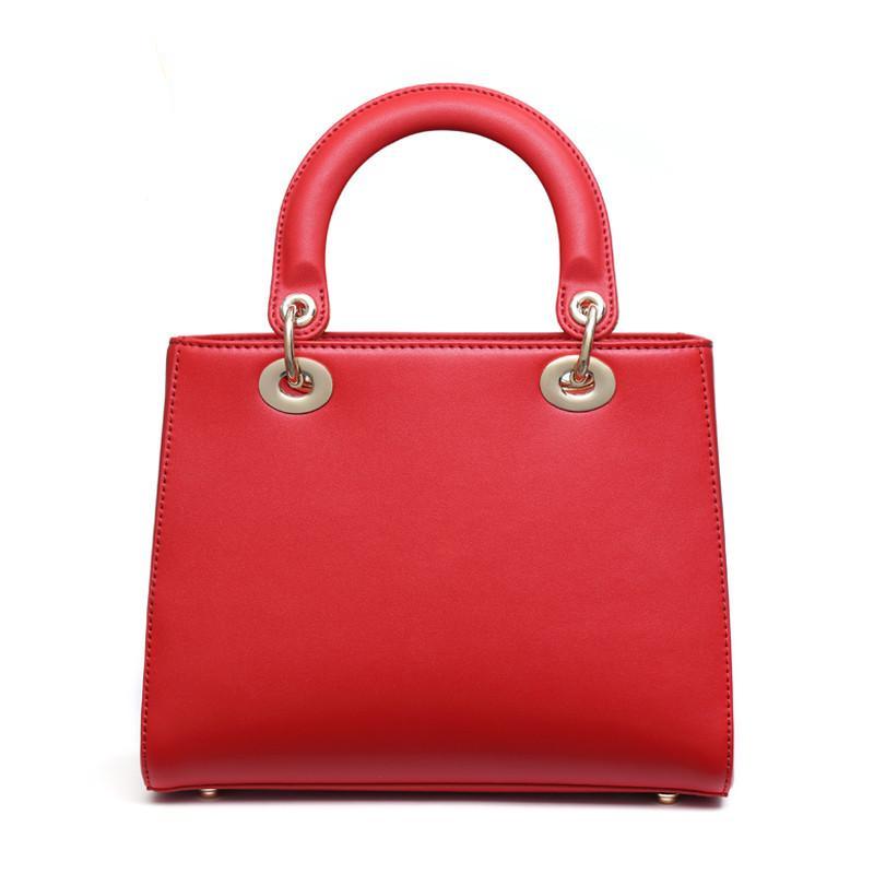 High Quality Versatile Embroidery Flowers Split Leather bws Handbags