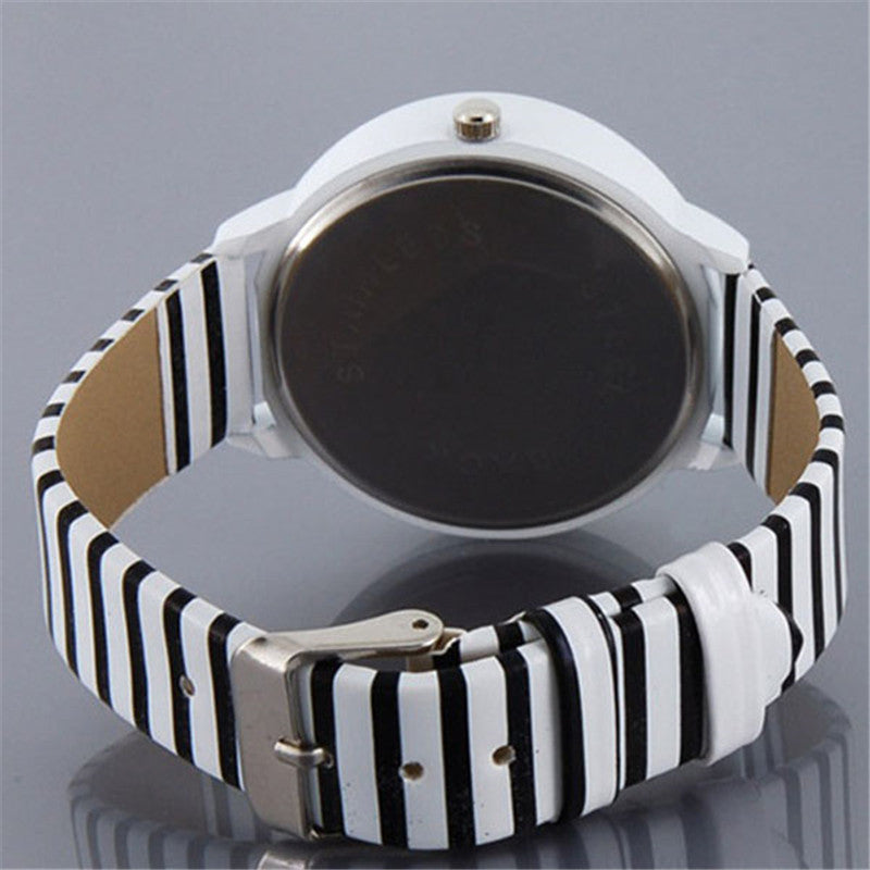 Creative Design Women's Quartz Watch Casual Zebra Stripes ww-b