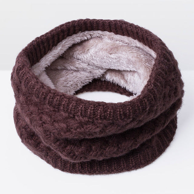 2018 Fashion Ring Winter Neck Scarf Thick Wool Unisex Scarves in 13 Colors