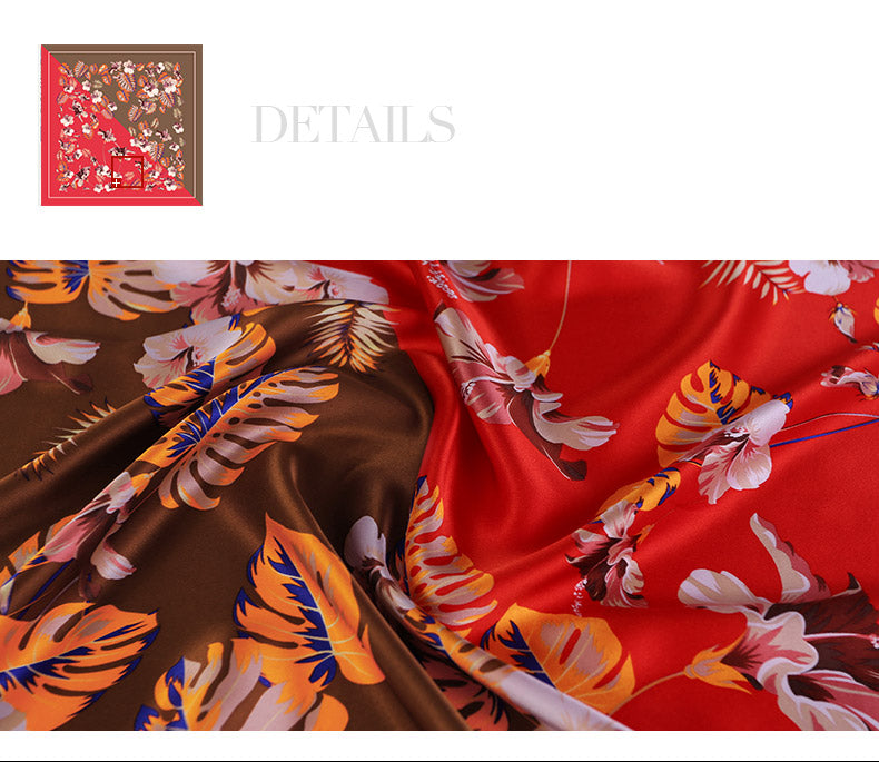 Elite Quality & Design New Arrival 100% Pure Silk Large Square Elegant Scarves