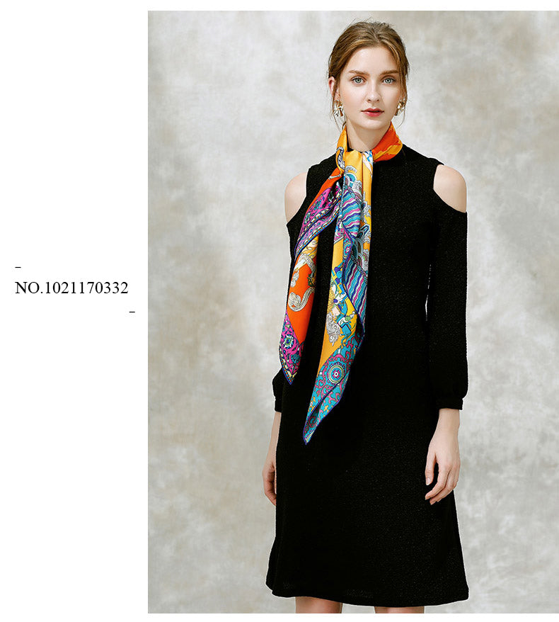 New Arrival 100% Silk Square Scarves