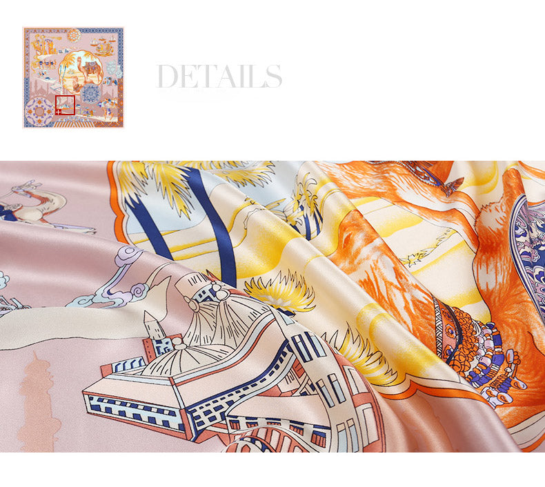 New Arrival 100% Silk Square Scarves