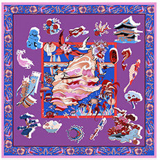 100% Silk New Arrival Elegant Square Scarves