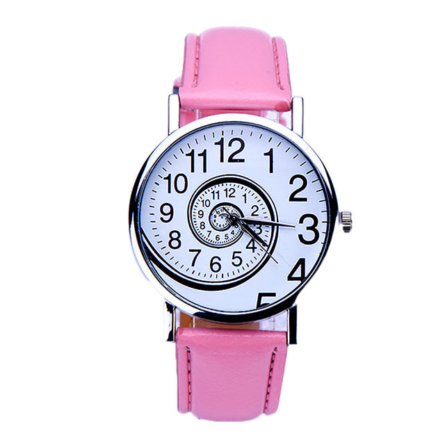 Creative Swirl Design Quartz Watch For Women