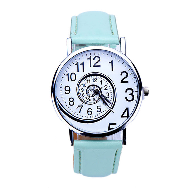 Creative Swirl Design Quartz Watch For Women