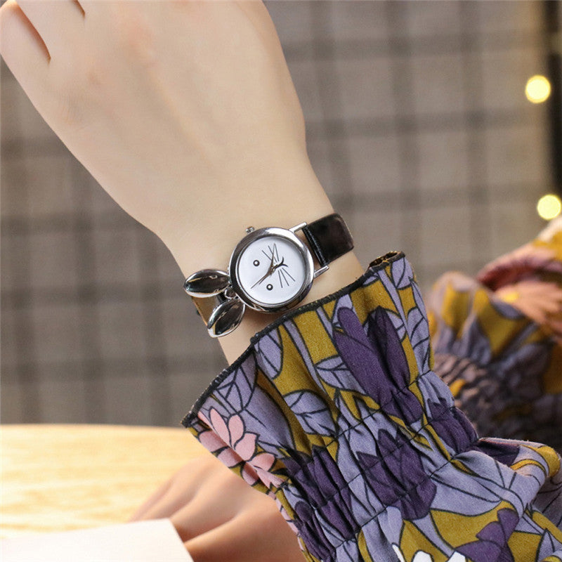 Rabbit Ears Leisure Time Women Watches ww-b