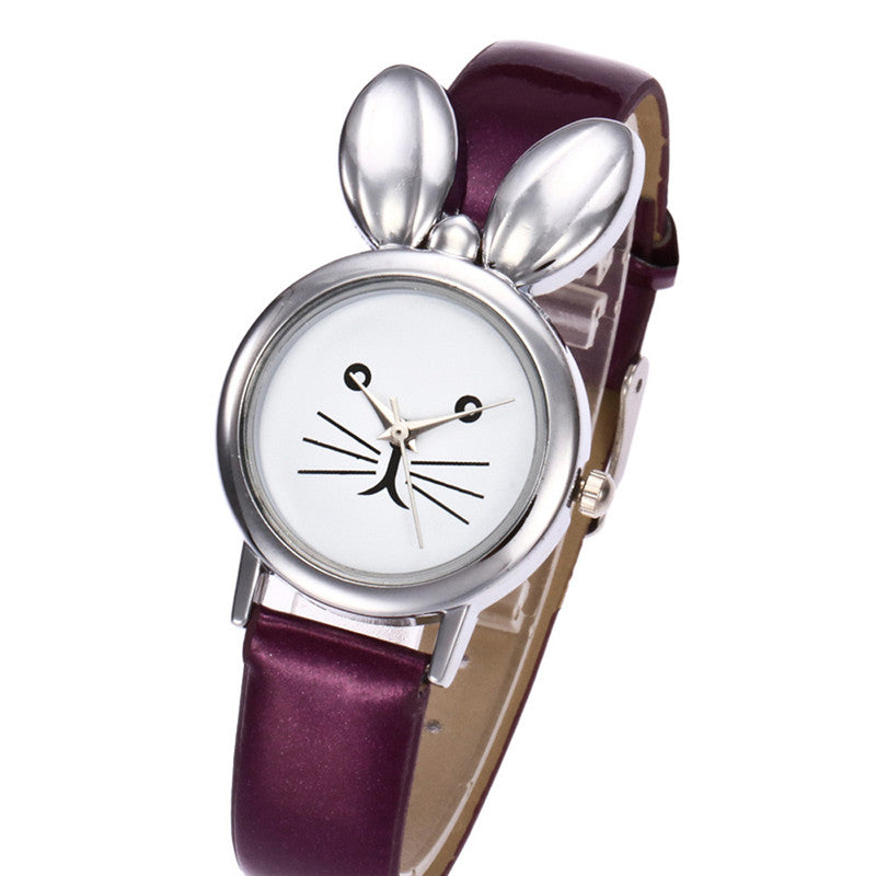 Rabbit Ears Leisure Time Women Watches ww-b