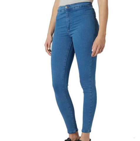 High Waist Skinny Stretch Jeans for Women