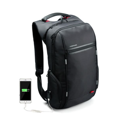 External USB Charge Antitheft Waterproof Laptop Bag Backpack bmb