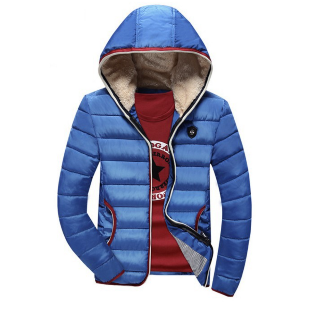 Warm Cotton Casual Hooded Winter Jacket For Men