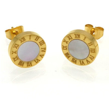 6 Gold/Rose/Silver Plated Earrings mj-