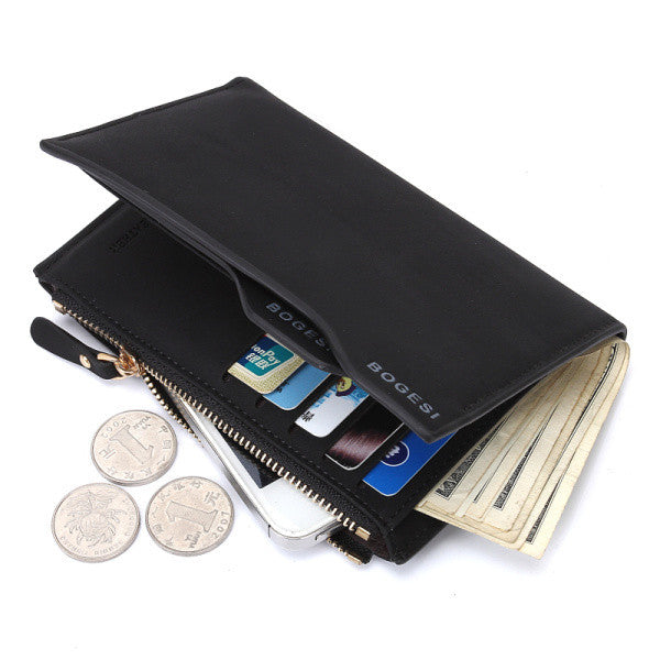 Vintage Coin Bag Zipper Wallet Money Purse For Men