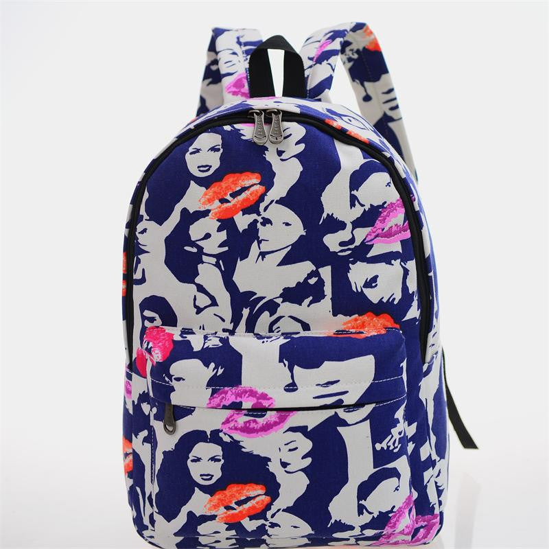 Printed Backpacks Canvas Bags bmbwb