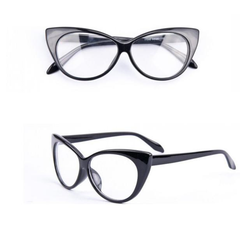 Designer Cat Eye Glasses for Women Frame Clear Lens Vintage Eyewear