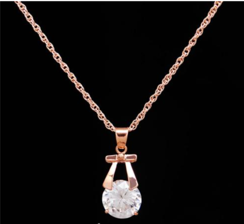 Gold Plated Drop Earrings Necklaces Jewelry Sets